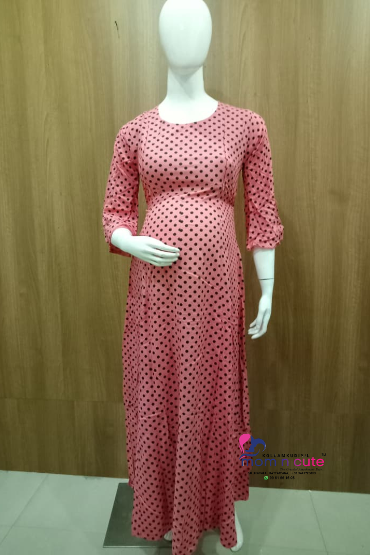 Women Maternity Dress Pregnancy Casual Long Sleeve