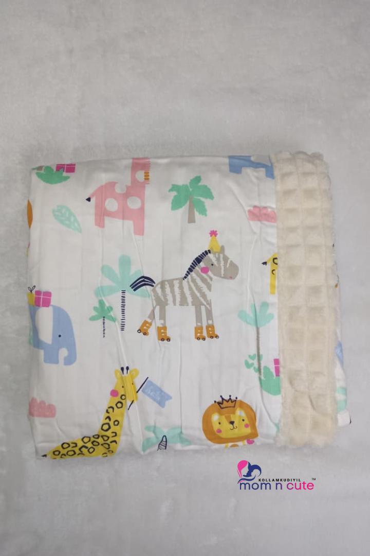 2 IN 1 FLEECE BLANKET