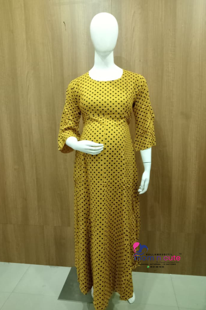 Women Maternity Dress Pregnancy Casual Long Sleeve