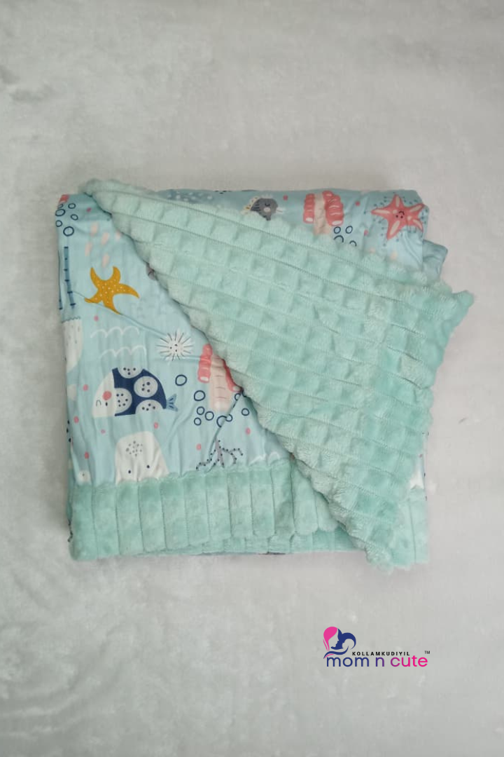 2 IN 1 FLEECE BLANKET