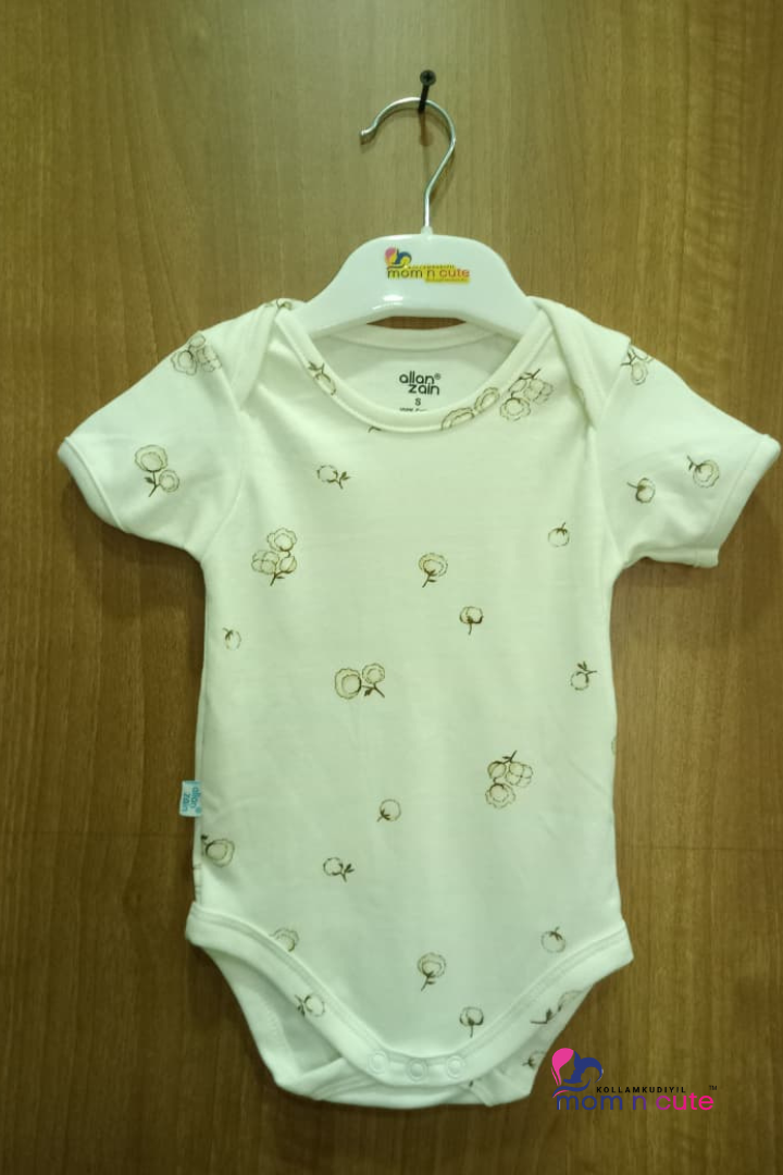 New Born Baby  Half Sleeves Onesie