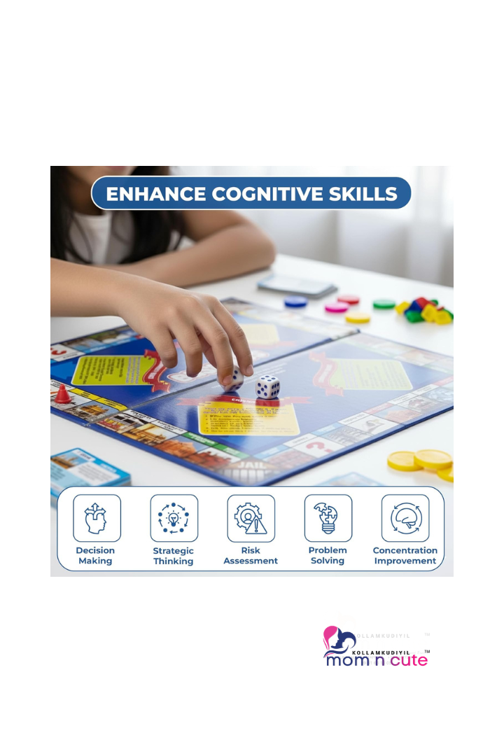 Business Junior Coins 5 in 1 Board Game Set