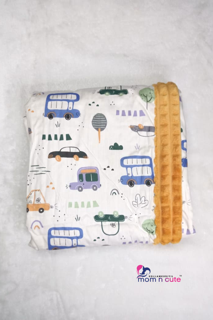 2 IN 1 FLEECE BLANKET