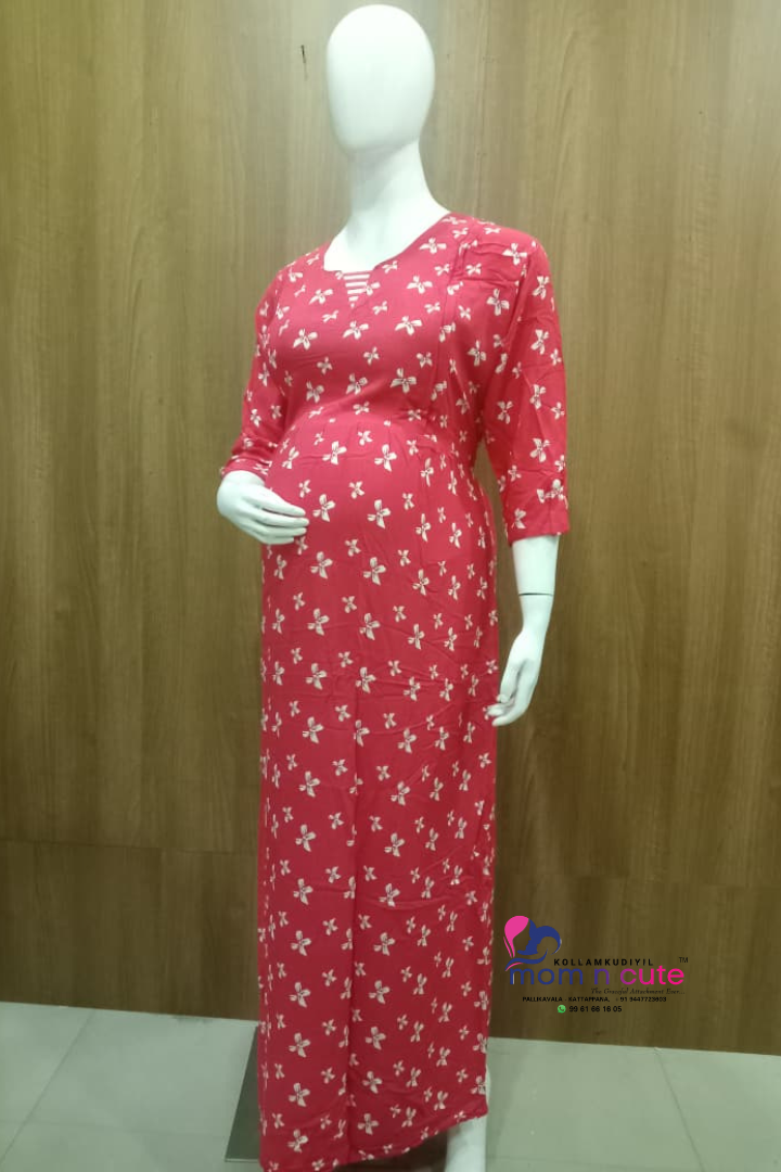 Women Maternity Dress Pregnancy Casual Long Sleeve