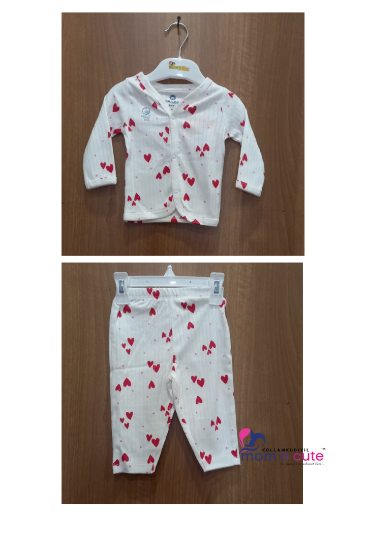 Thermal Set - Full Sleeve Front Open Top and Bottom Set