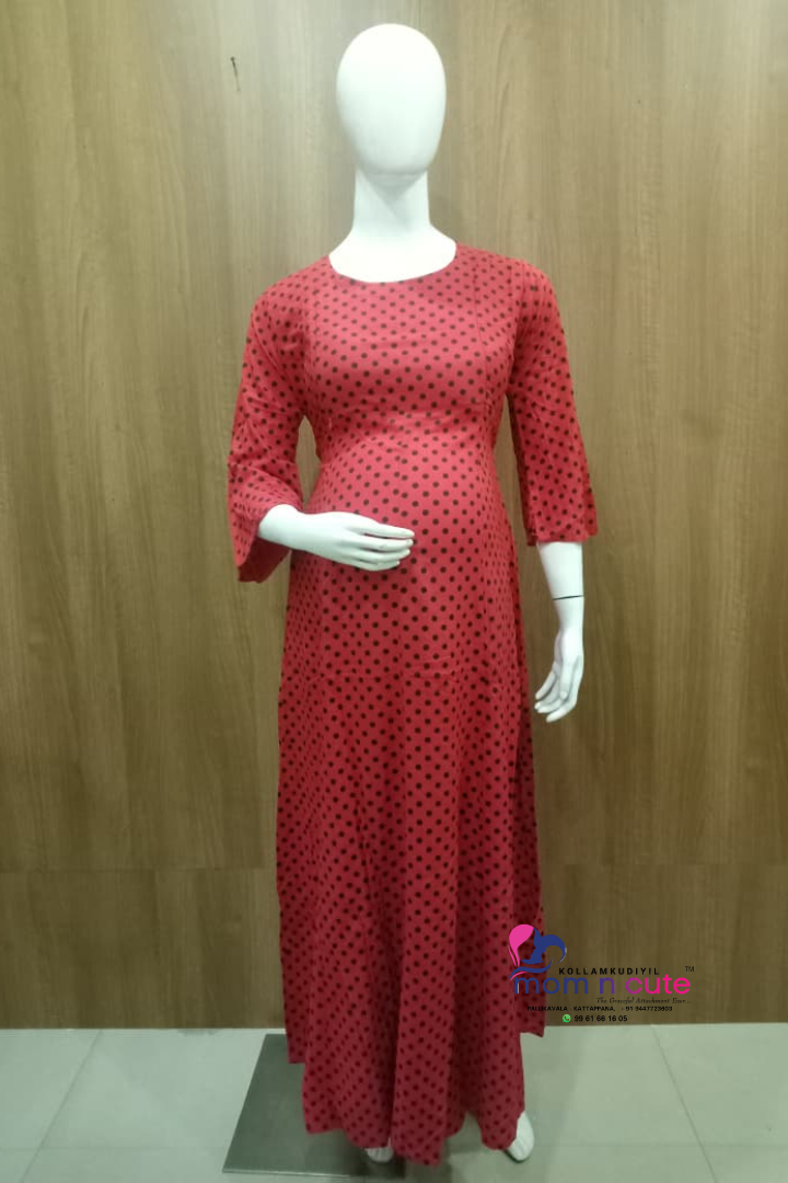 Women Maternity Dress Pregnancy Casual Long Sleeve