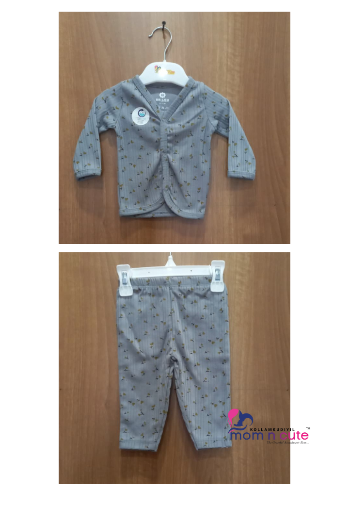 Thermal Set - Full Sleeve Front Open Top and Bottom Set