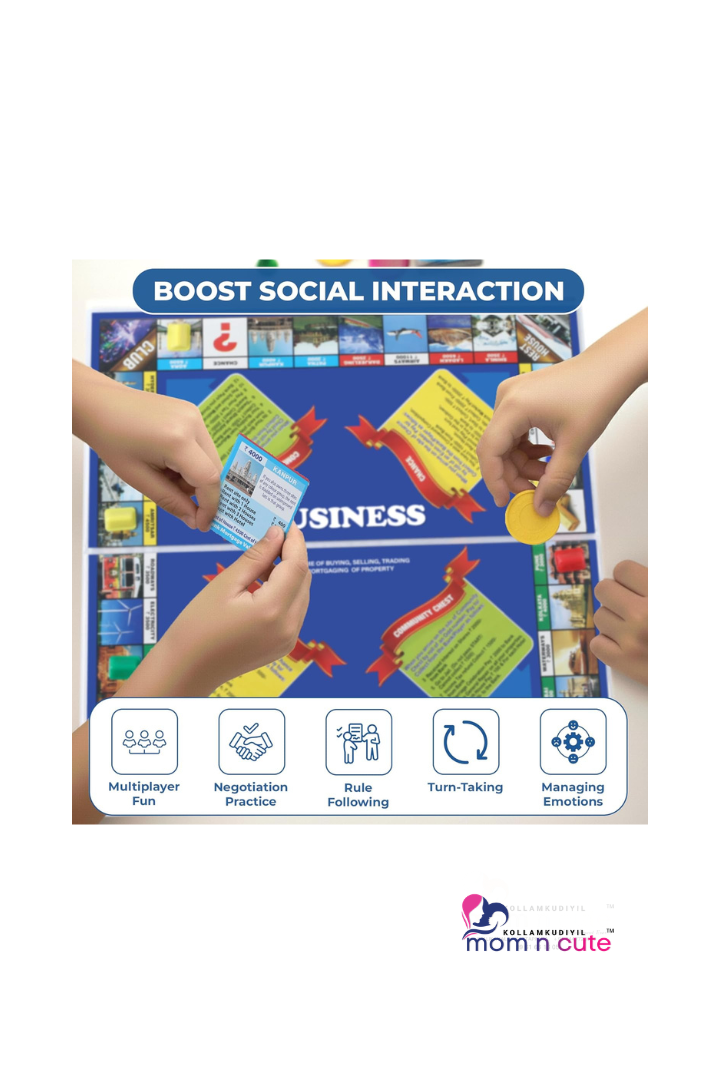 Business Junior Coins 5 in 1 Board Game Set