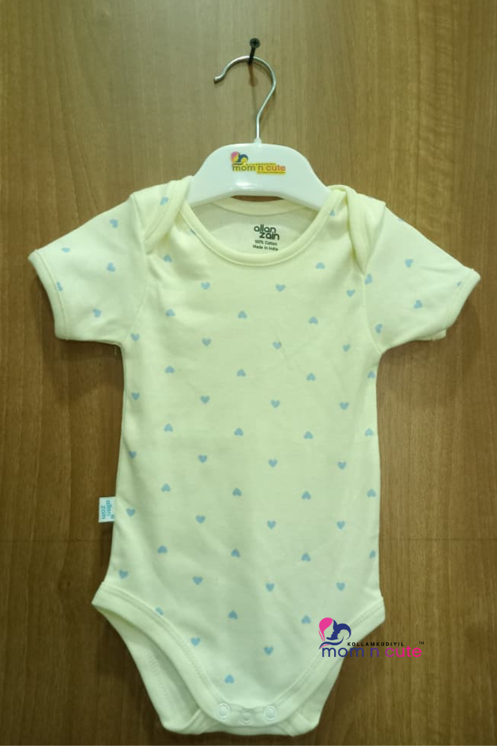 New Born Baby  Half Sleeves Onesie