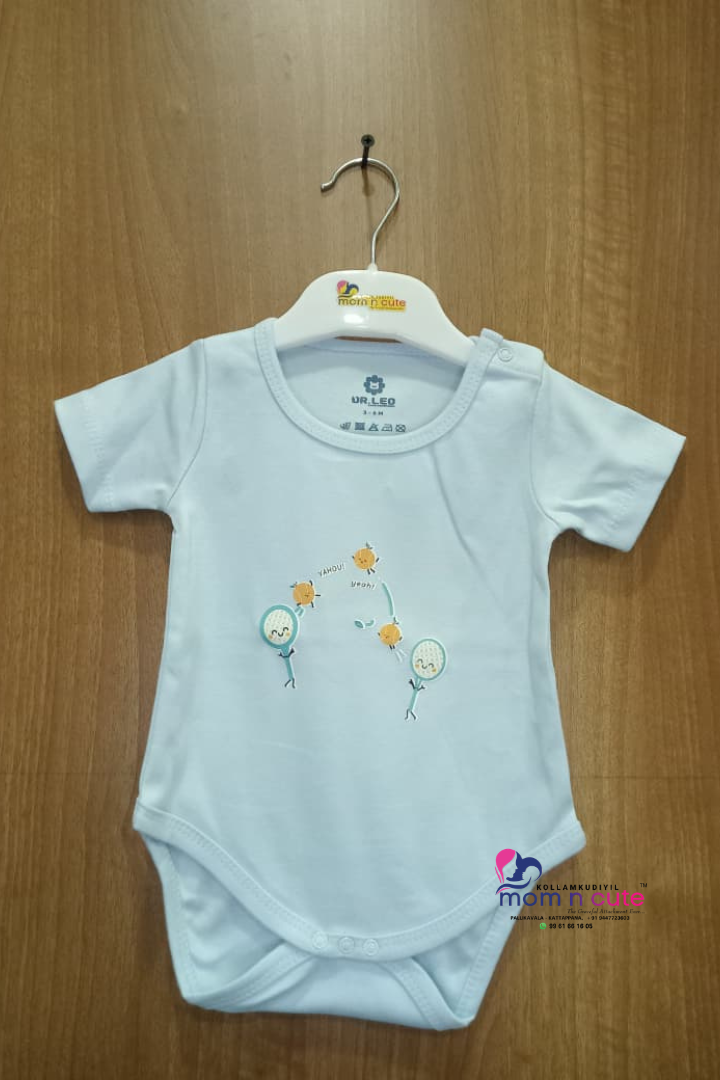 Half sleeves baby onesie
