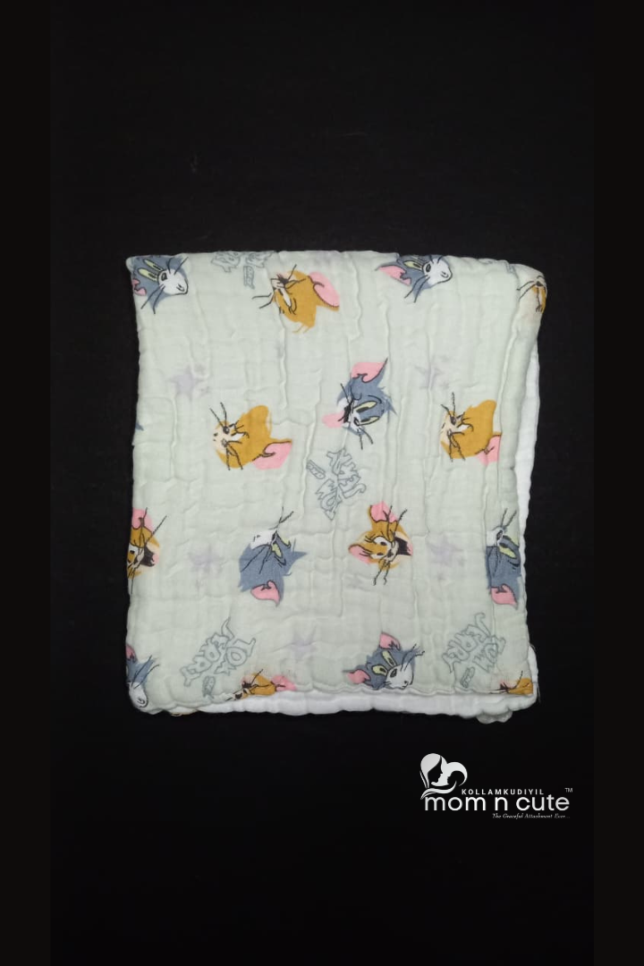 Crinkled Muslin Bath Towel