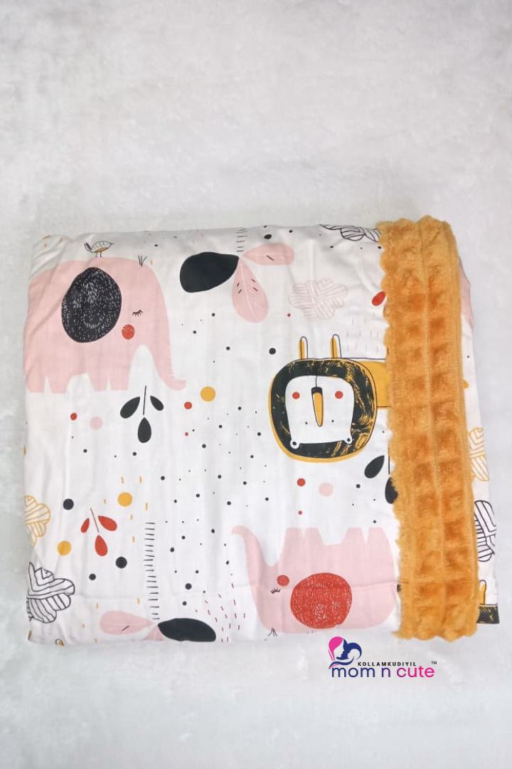 2 IN 1 FLEECE BLANKET