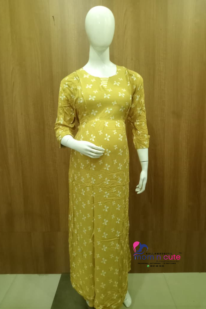 Women Maternity Dress Pregnancy Casual Long Sleeve