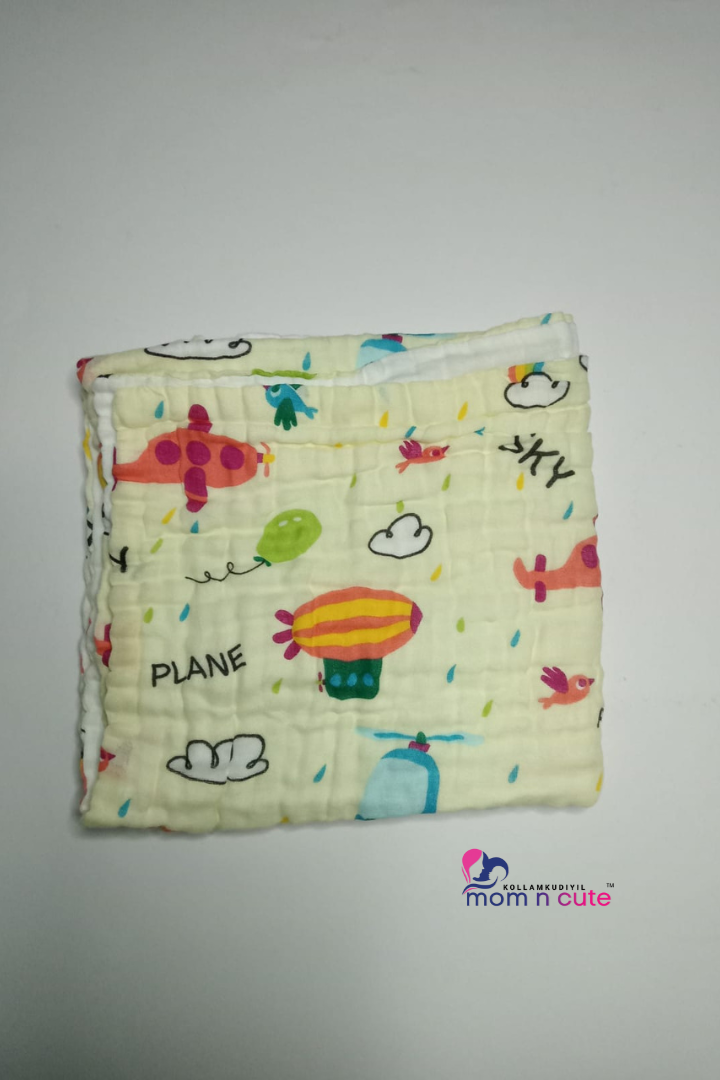 Crinkled Muslin Bath Towel