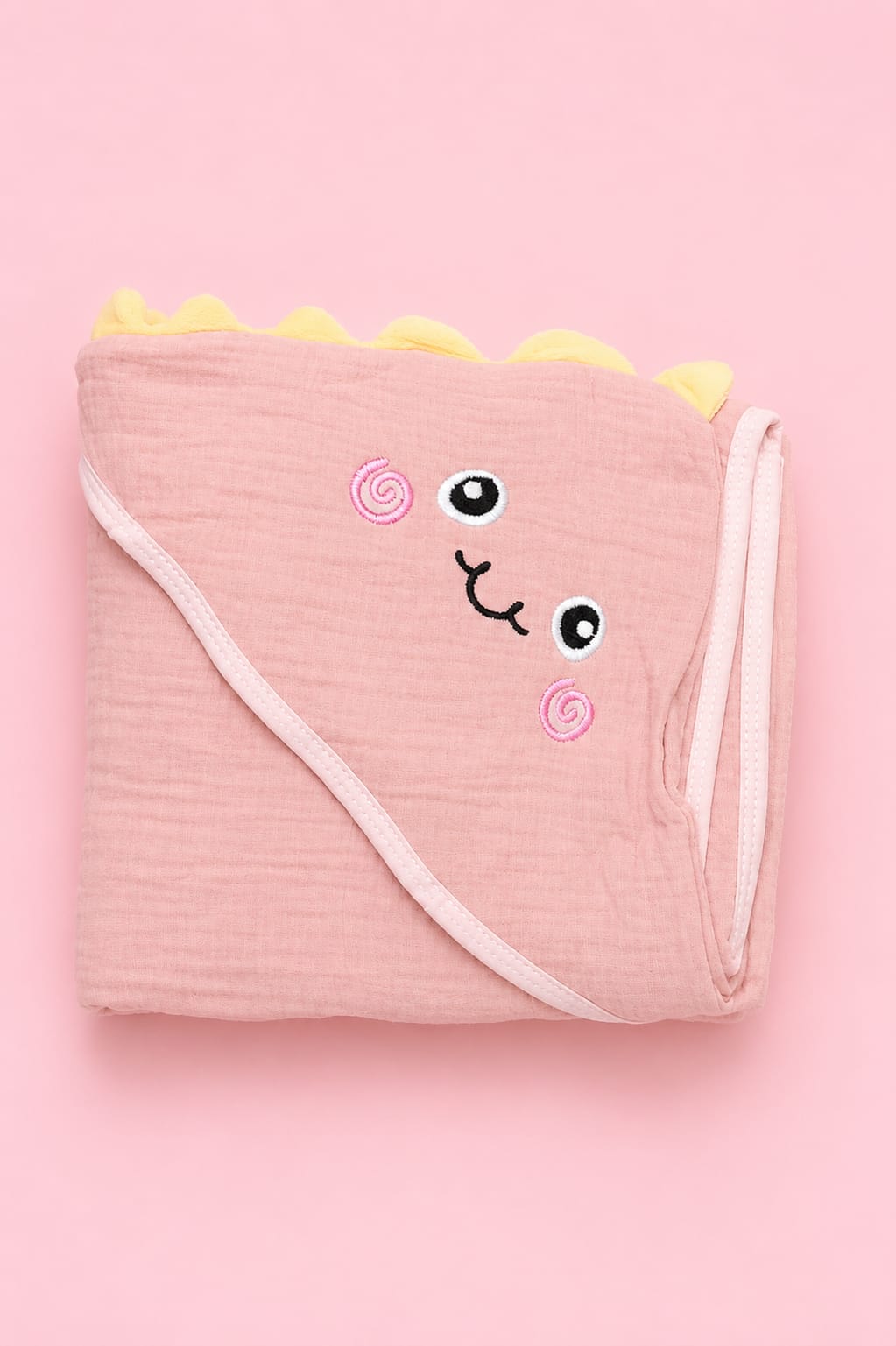Premium Crinkled Muslin Hooded Blanket – Different Colors