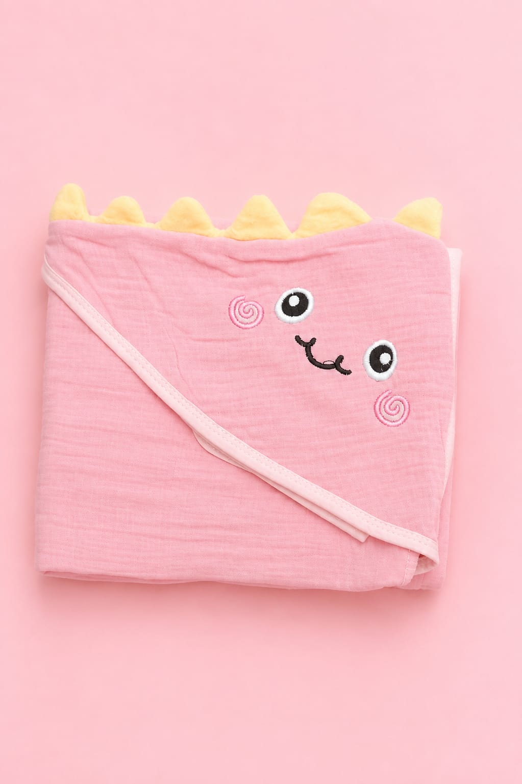 Premium Crinkled Muslin Hooded Blanket – Different Colors