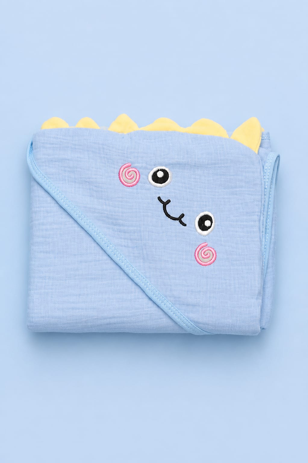 Premium Crinkled Muslin Hooded Blanket – Different Colors