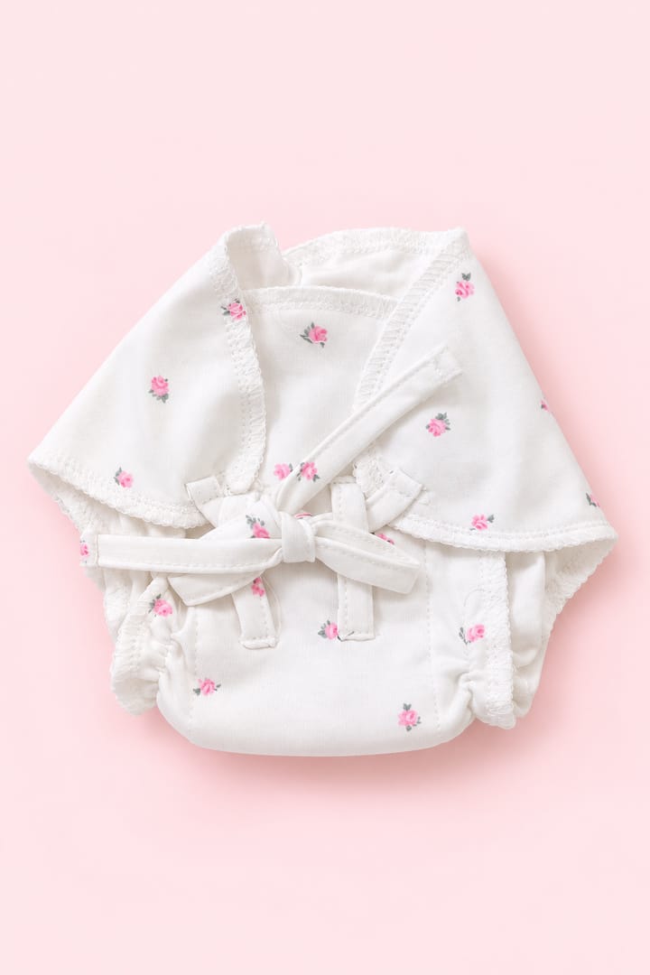 Soft Cotton Nappy with Absorbent Pad – Newborn to 4 Months