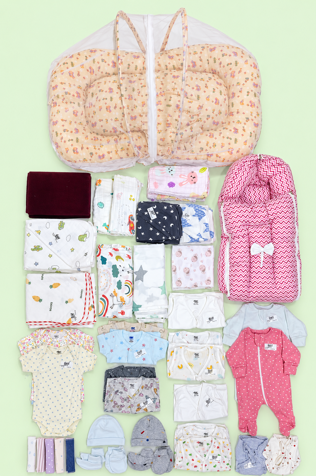 New Born Kit / Hospital Bag – Baby Essentials Combo Premium
