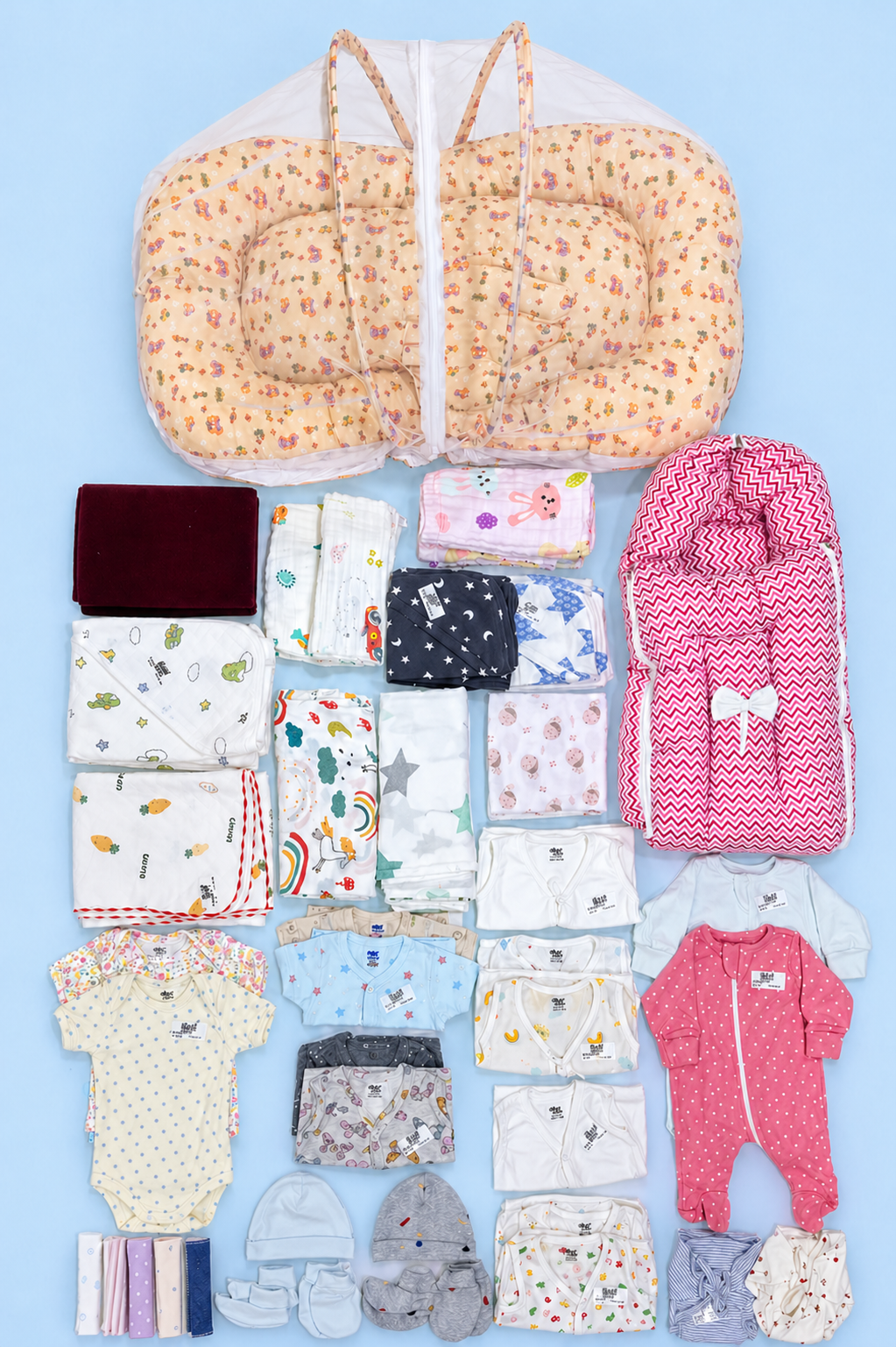 New Born Kit / Hospital Bag – Baby Essentials Combo Premium
