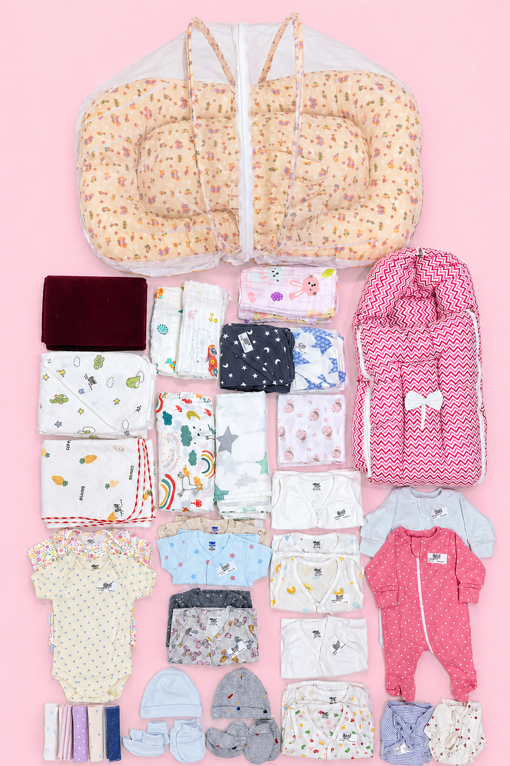 New Born Kit / Hospital Bag – Baby Essentials Combo Premium