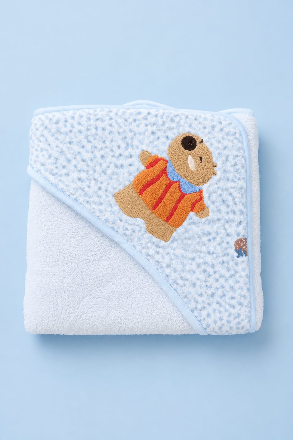 HOODED BLANKET FLEECE | PREMIUM FLEECE HOODED BABY BLANKET