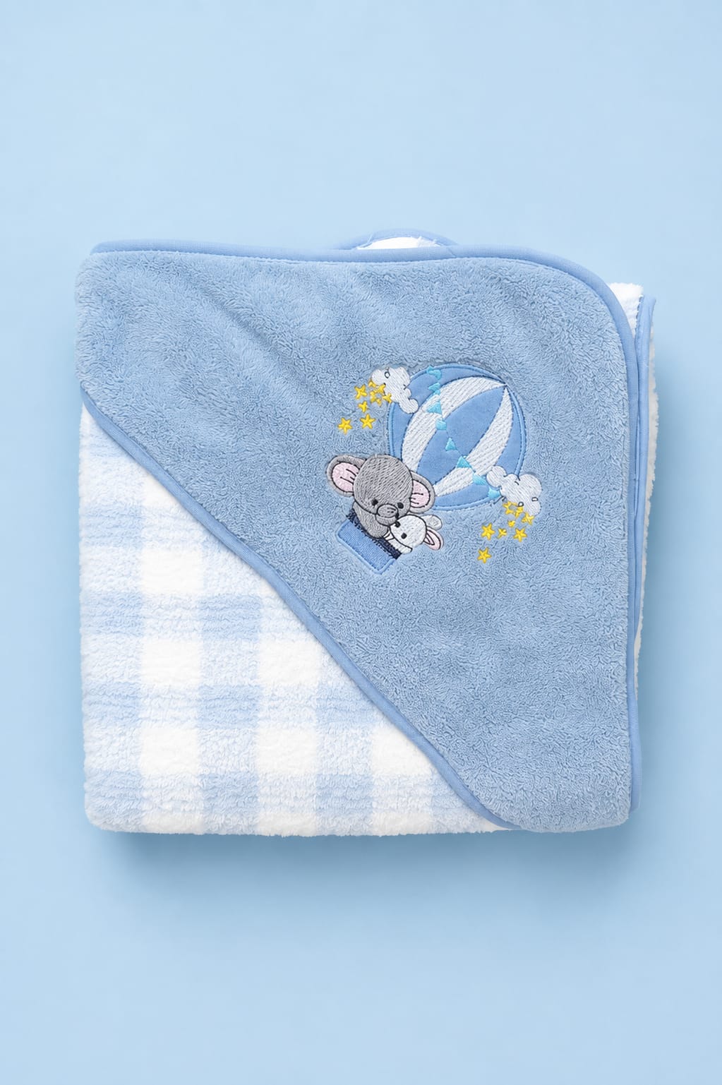 HOODED BLANKET FLEECE | PREMIUM FLEECE HOODED BABY BLANKET