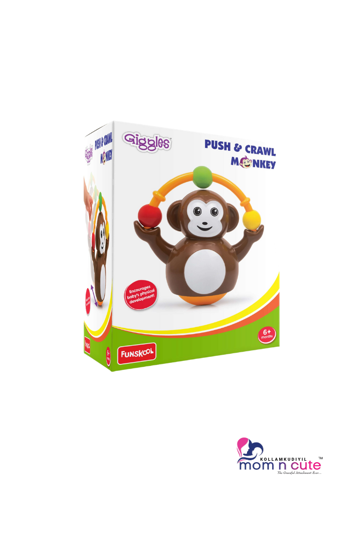 Giggles Push N Crawl Monkey