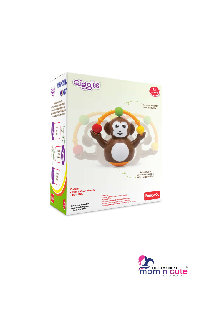Giggles Push N Crawl Monkey