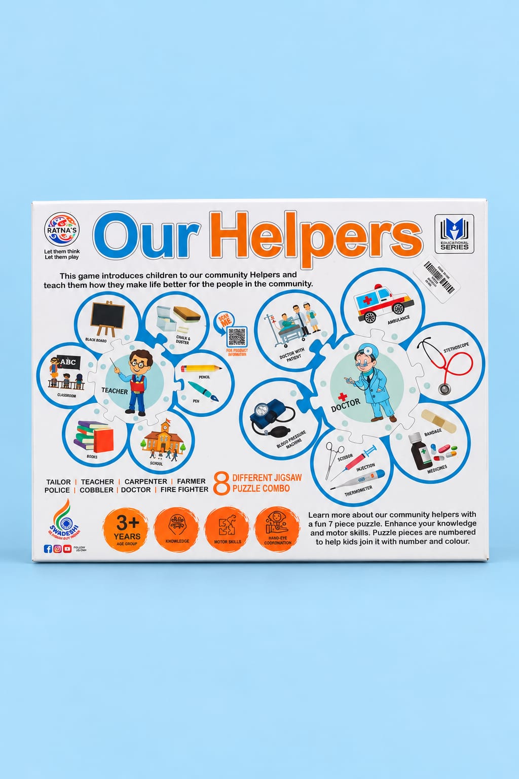 Our Helpers – Educational Community Helpers Jigsaw Puzzle for Kids
