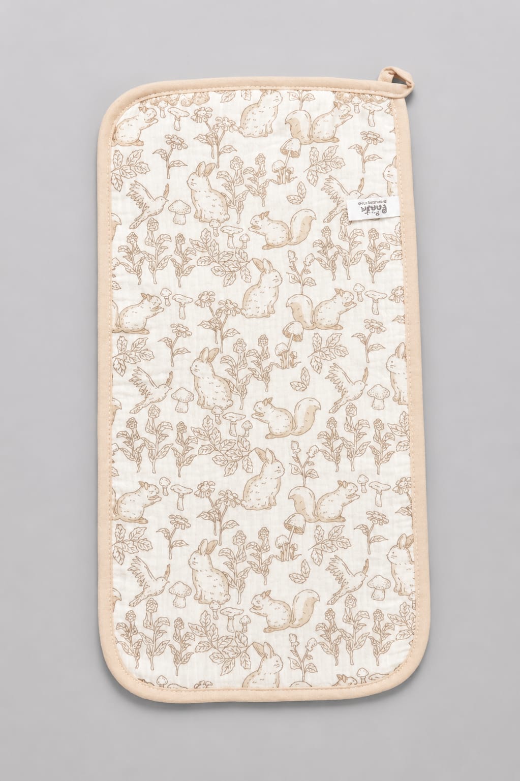 Crinkled Muslin Cotton Burping Towels | Burp Cloth  for Newborn Baby - Ivory