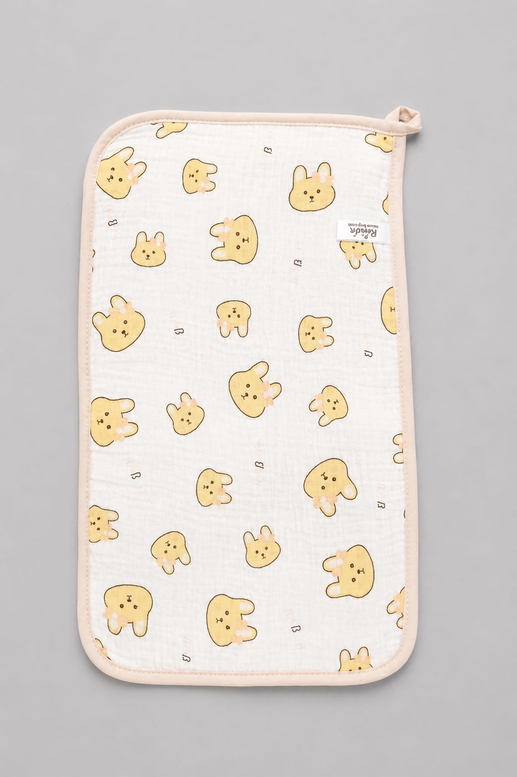 Crinkled Muslin Cotton Burping Towels | Burp Cloth  for Newborn Baby - Ivory