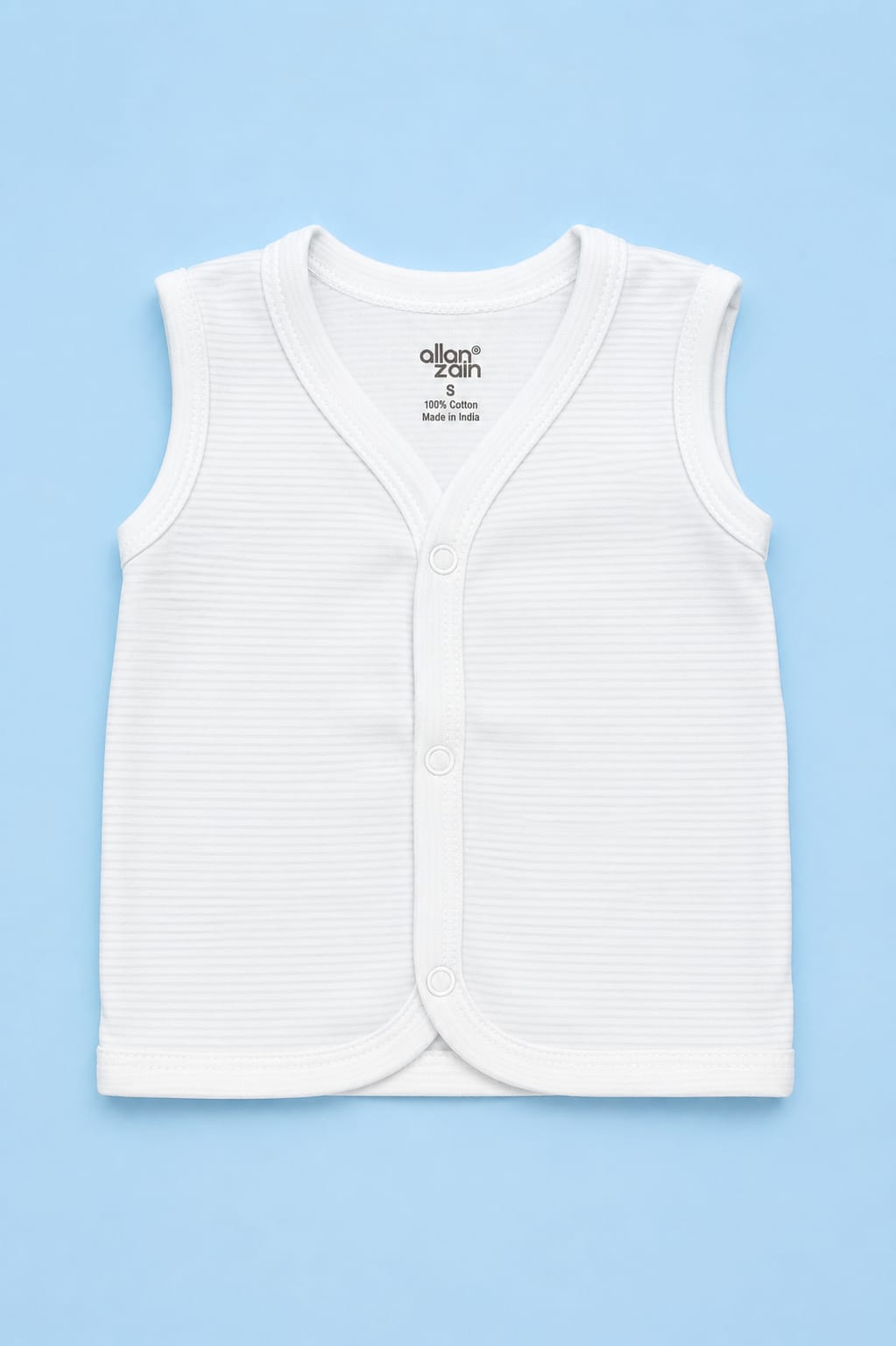 Soft Cotton Front Open Jabla – Newborn Size