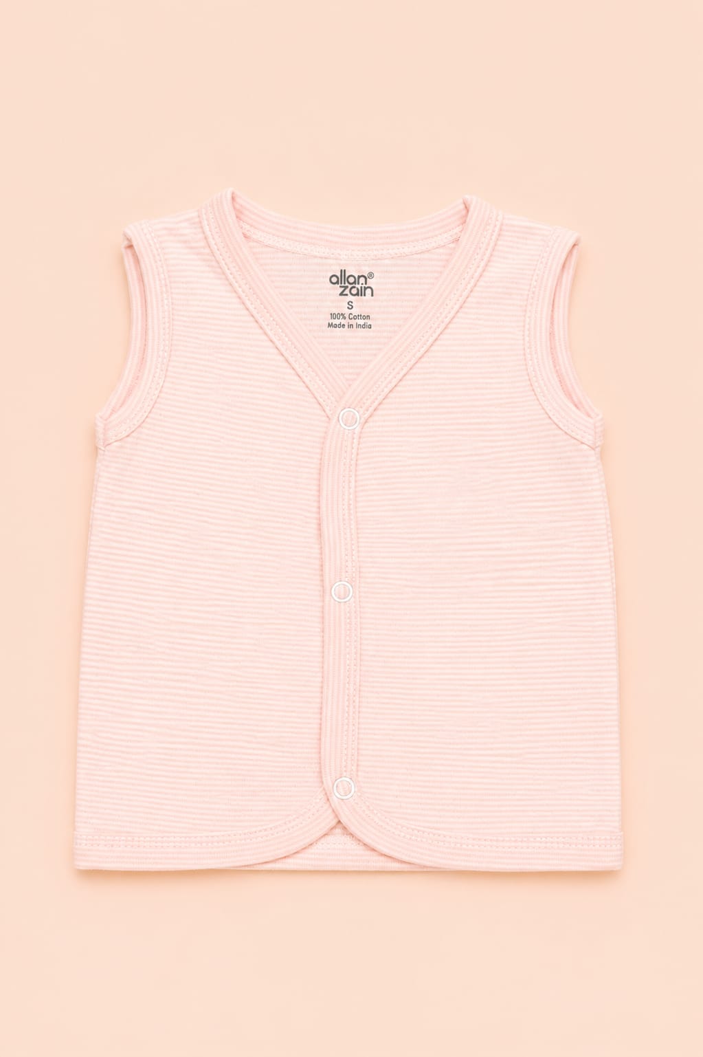Soft Cotton Front Open Jabla – Newborn Size