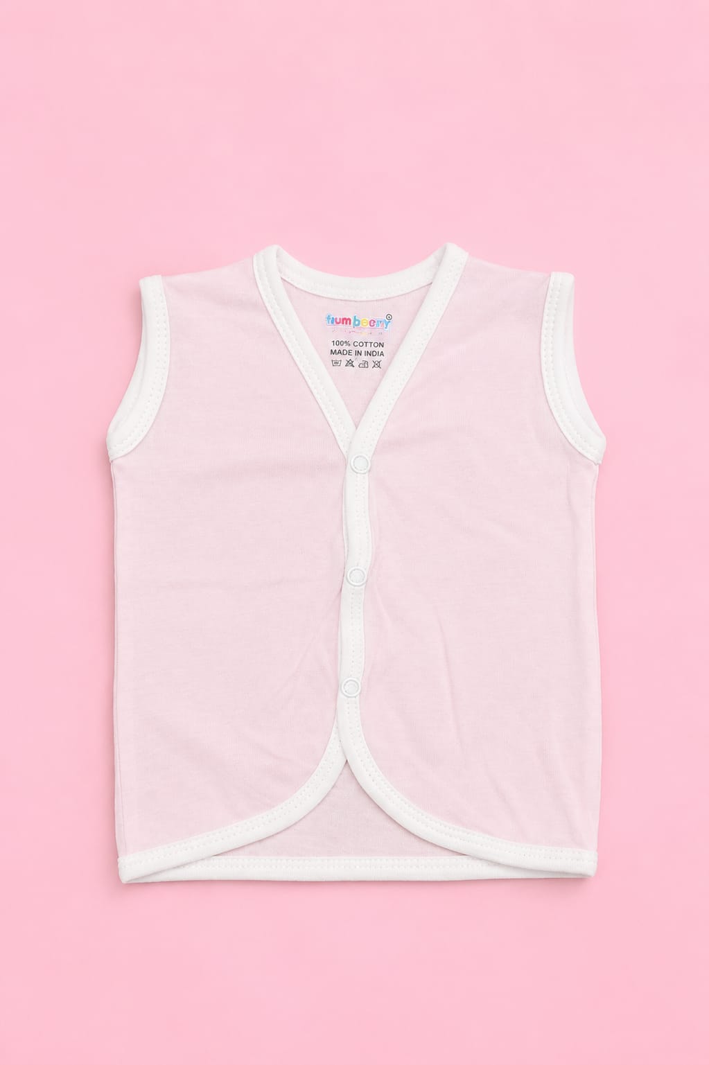 Soft Cotton Front Open Jabla – Newborn Size