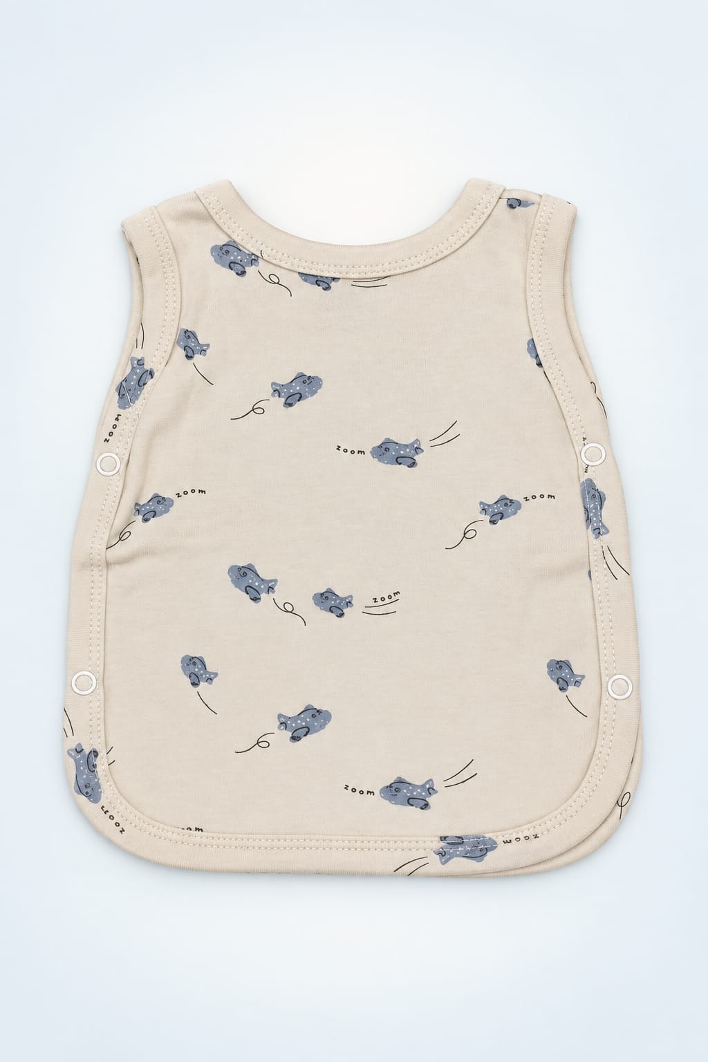 Soft Cotton Side Button Jabla – Newborn Baby