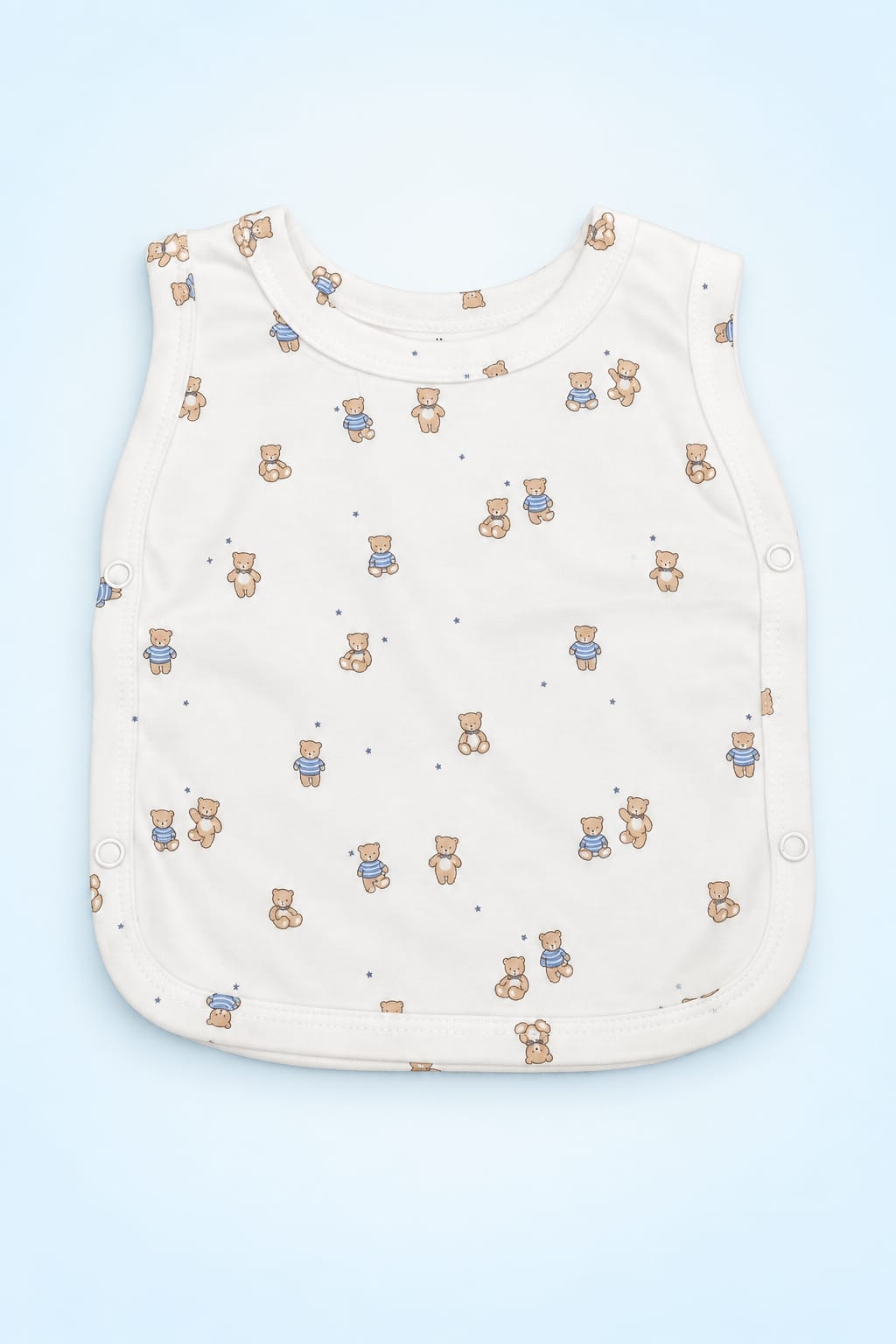 Soft Cotton Side Button Jabla – Newborn Baby
