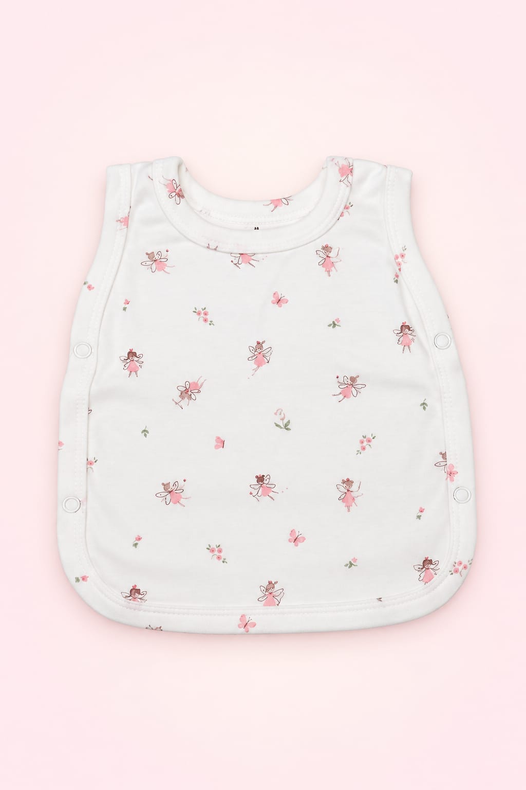 Soft Cotton Side Button Jabla – Newborn Baby
