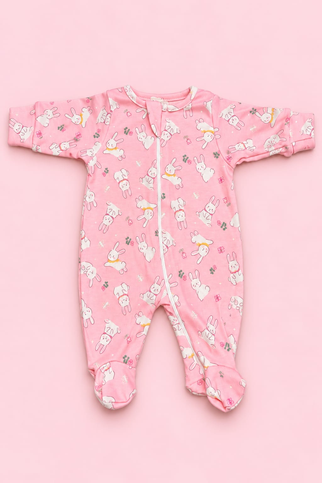 Premium Soft Cotton Baby Sleepsuit – Newborn