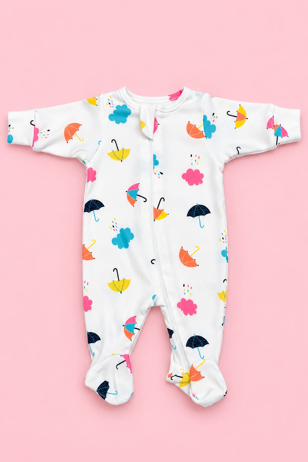 Premium Soft Cotton Baby Sleepsuit – Newborn