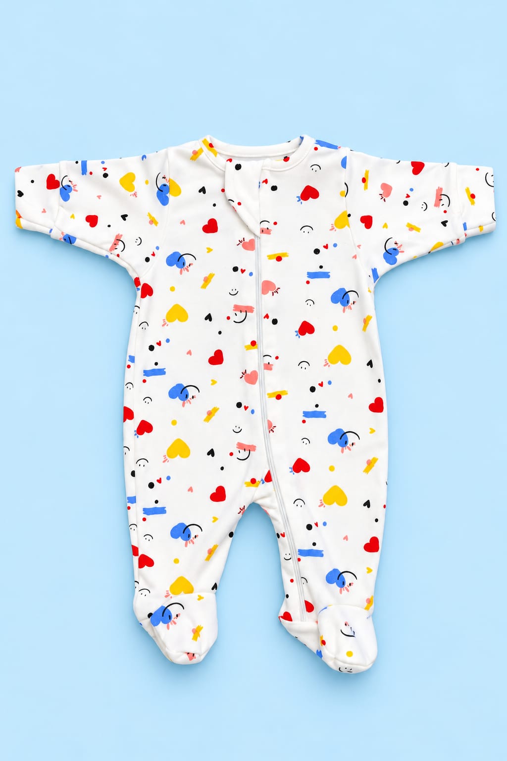 Premium Soft Cotton Baby Sleepsuit – Newborn