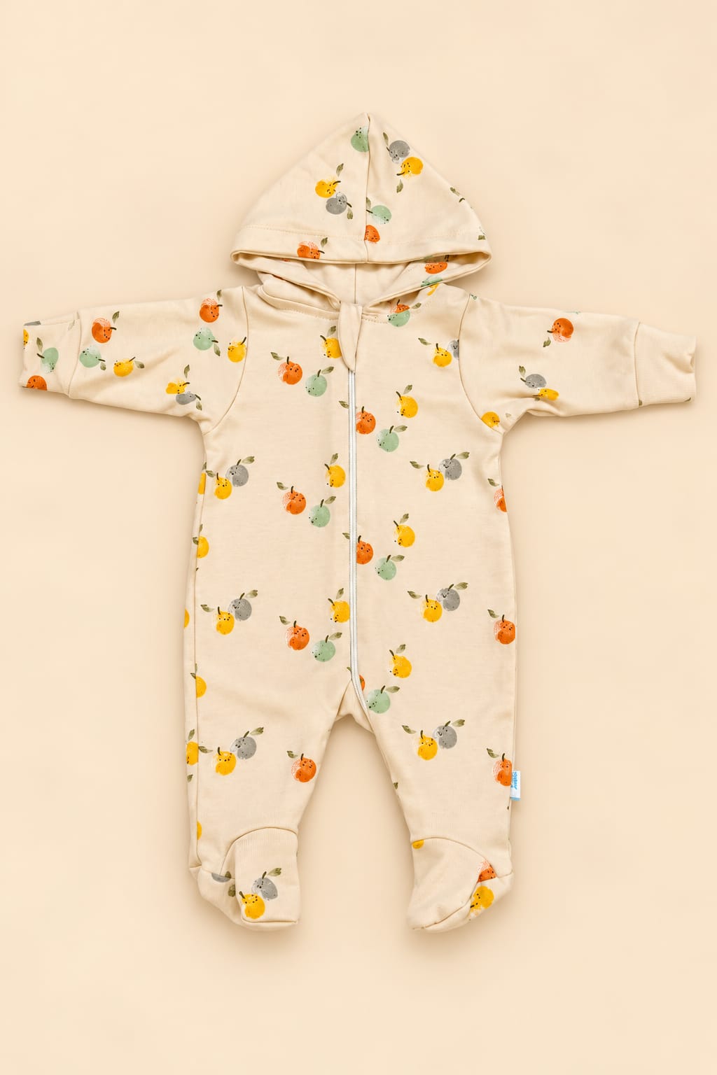 Soft Cotton Hooded Sleepsuit – Newborn