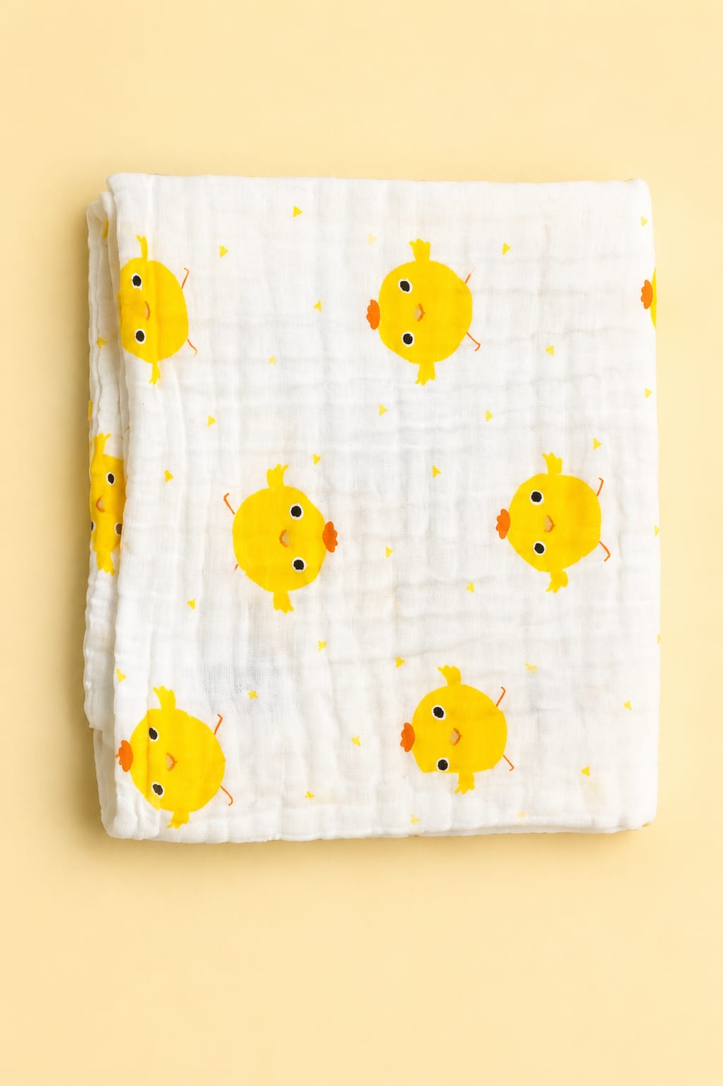 Crinkled Muslin Baby Bath Towel – 50×100 cm