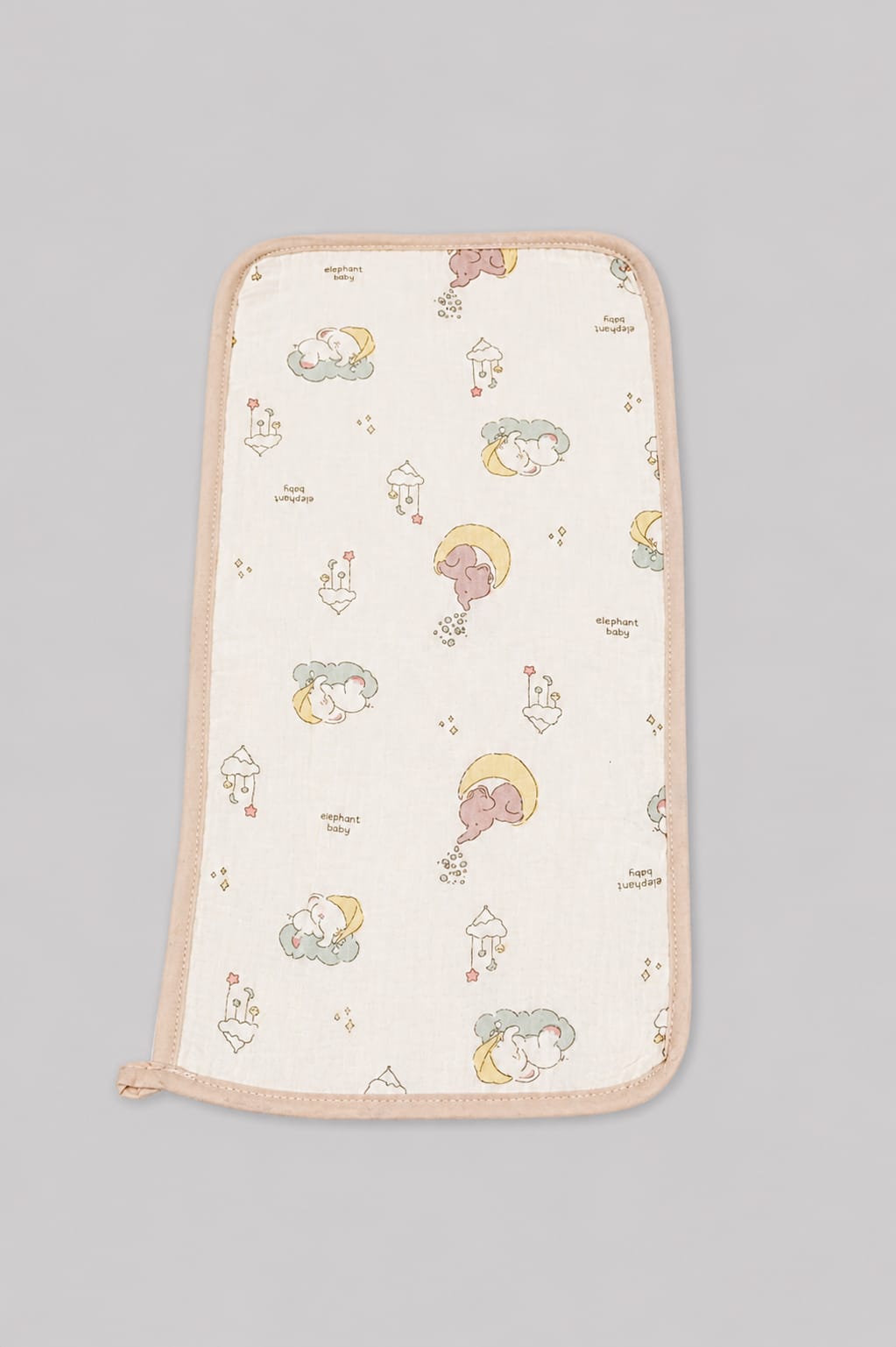 Crinkled Muslin Cotton Burping Towels for Newborn Baby - Ivory