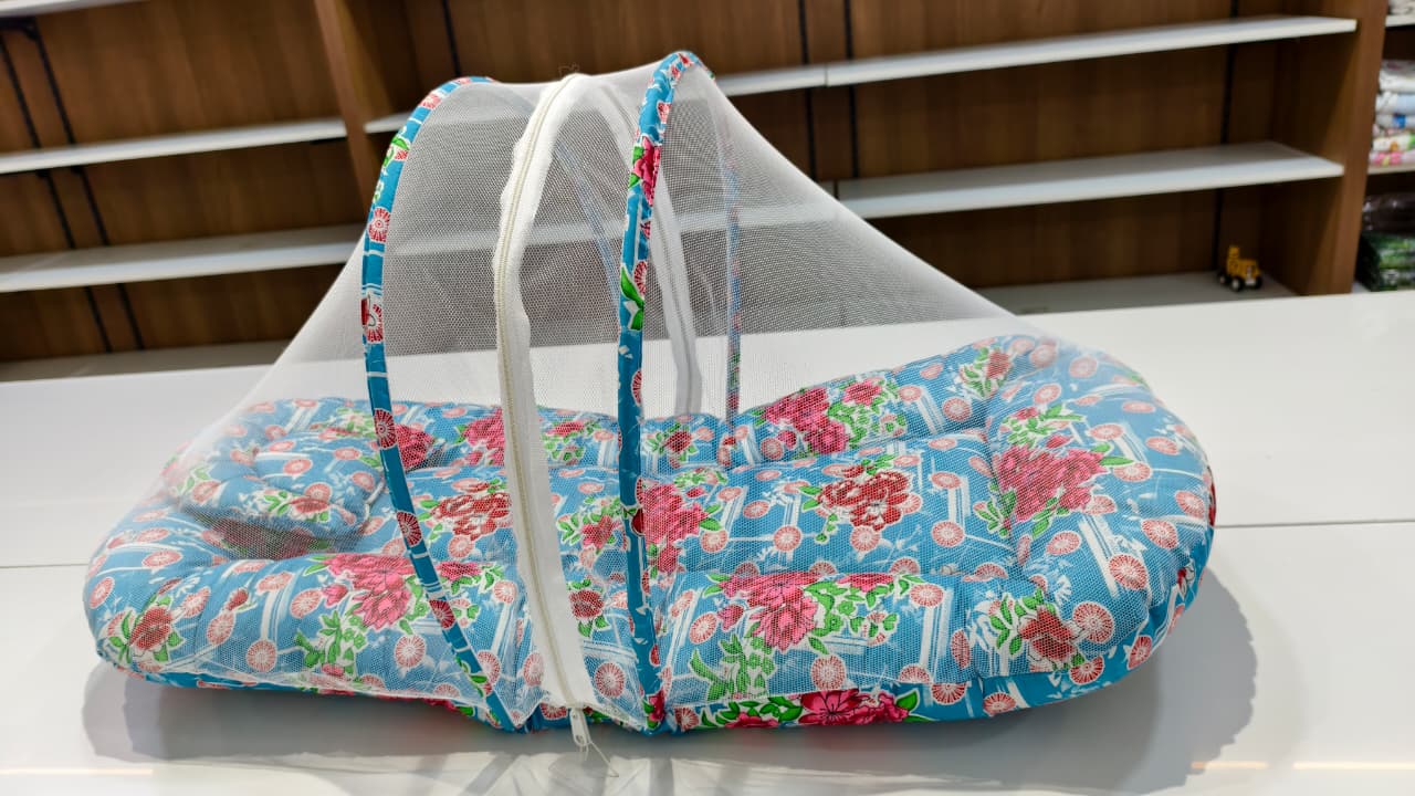 Floral Baby Net Bed