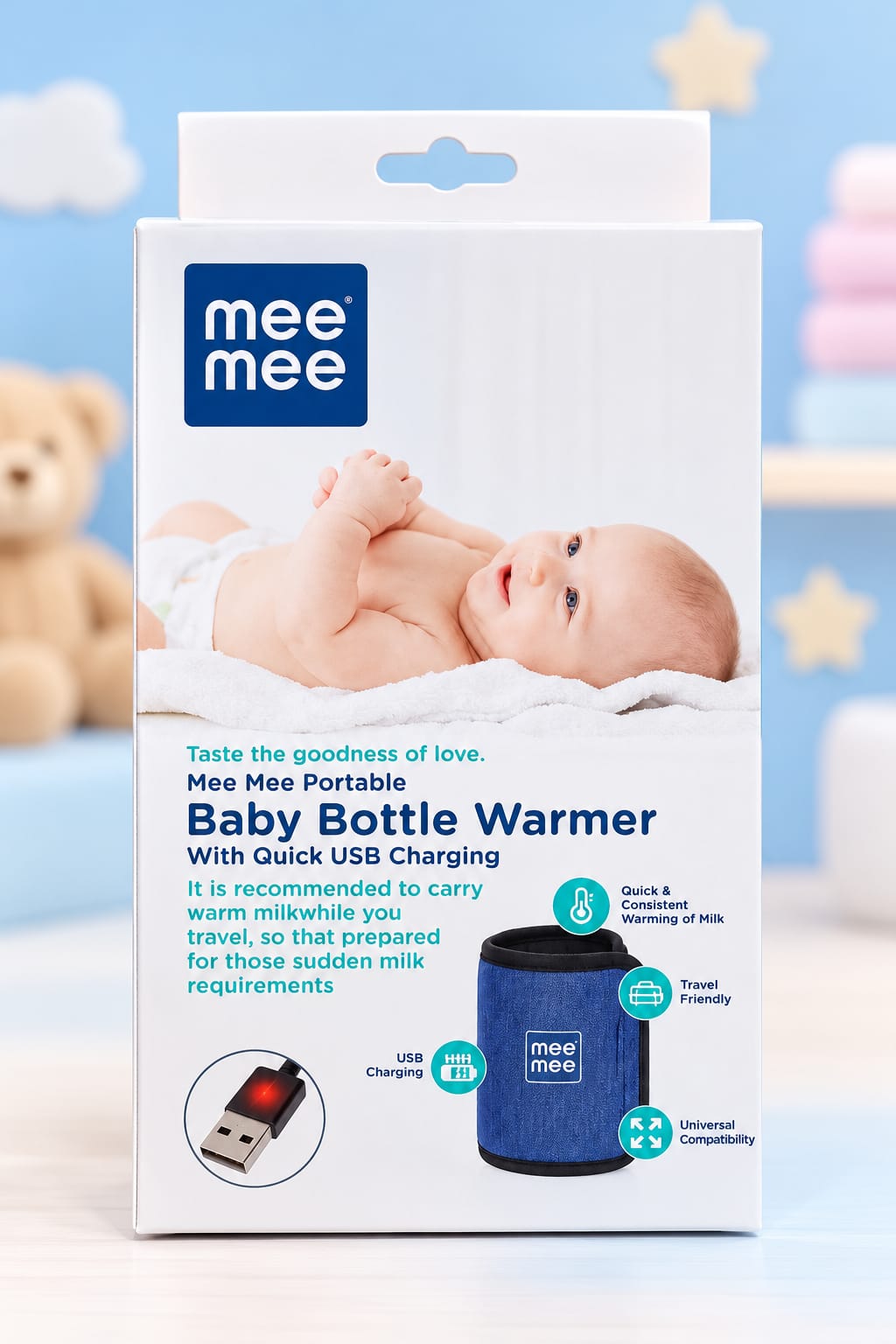 Portable Baby Bottle Warmer – USB Powered