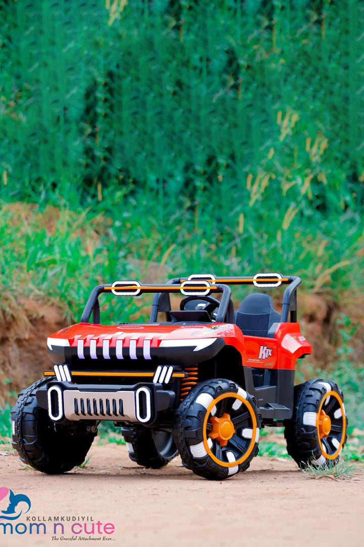 Red Mini Electric Jeep